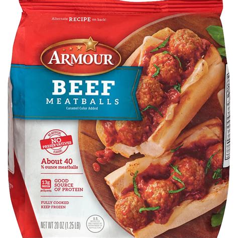 Armour Beef Meatballs Meatballs And Meatloaf Reasors