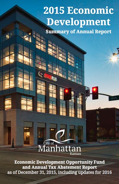 Annual Economic Development Reports Manhattan Ks Official Website