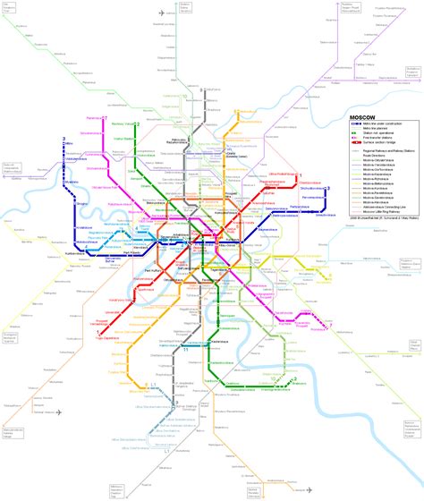 Moscow Map Detailed City And Metro Maps Of Moscow For Download