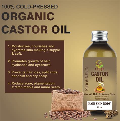 Buy Cargo Castor Oil For Hair Growth 100 Percent Natural Used For Skin