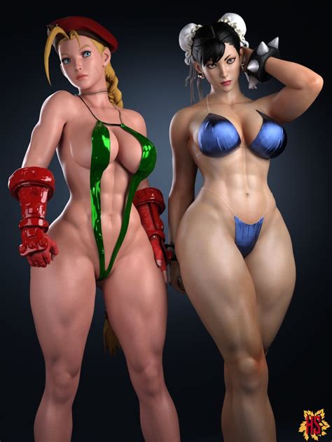 Rule 34 2girls 3d Big Breasts Bikini Cammy White Capcom Chun Li Female Female Only Hagiwara
