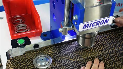 Mh 5 Hydraulic Large Grommet Machine How To Set The Grommet Youtube