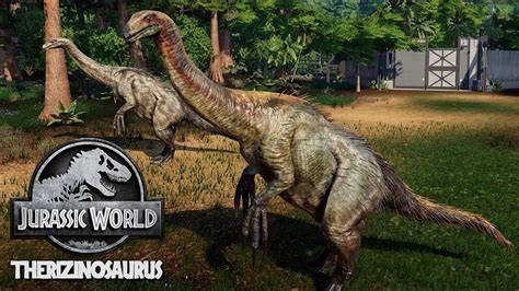2 Therizinosaurus And 2 Indominus Rex Breakout And Fight Jurassic World