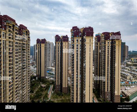 Residential Area In Asian Cities Stock Photo Alamy