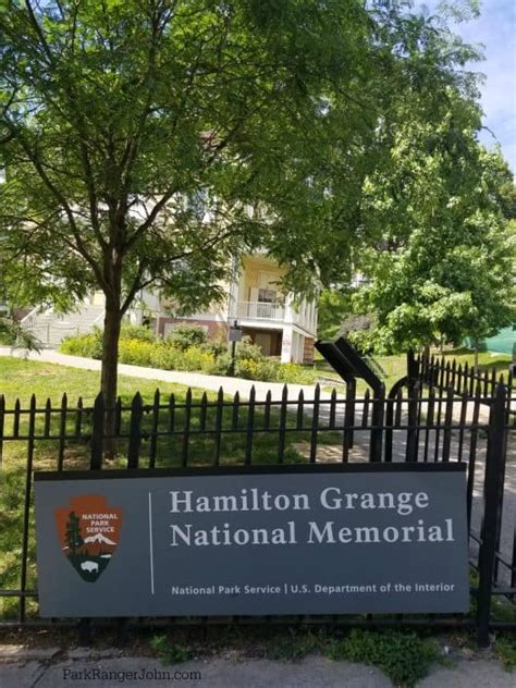 Hamilton Grange National Memorial New York Park Ranger John