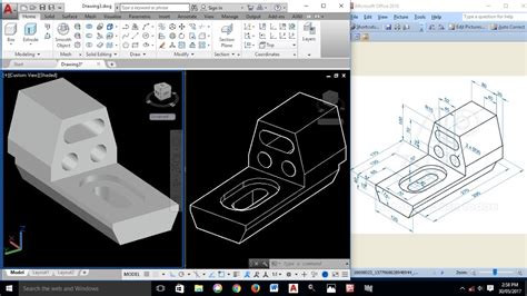 Autocad Mechanical Drawing At Free For Personal Use