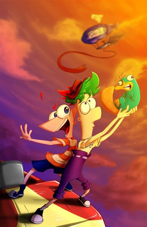 phineas and ferb phineas and ferb disney art cartoon wallpaper