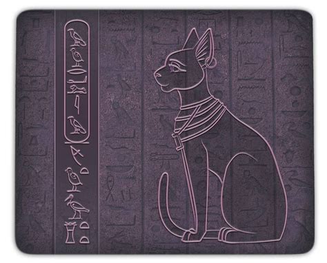 Mousepad Bastet Personalized With Your Name In Hieroglyphs Etsy Uk