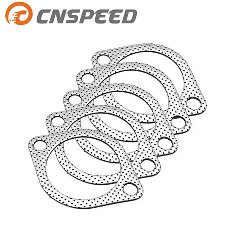 Cnspeed Exhaust Downpipe Flange 5pcslot 3 Inch79mm Car Engine Exhaust
