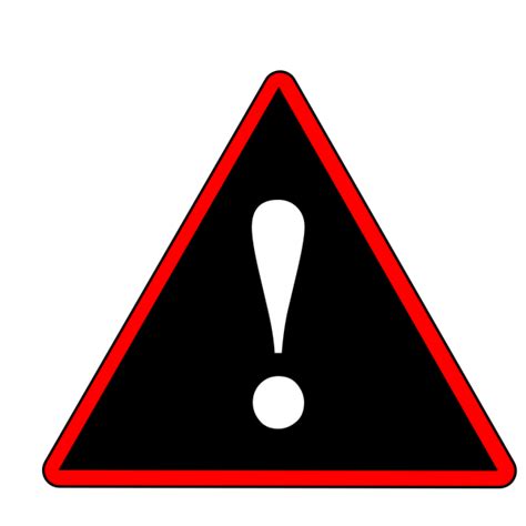 Red Black White Warning 1 Png Svg Clip Art For Web Download Clip Art