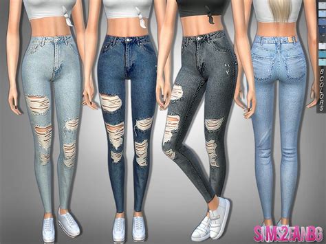 322 Ripped Skinny High Jeans Found In Tsr Category