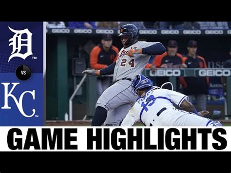 Tigers Vs Royals Game Highlights 4 14 22 MLB Highlights YouTube