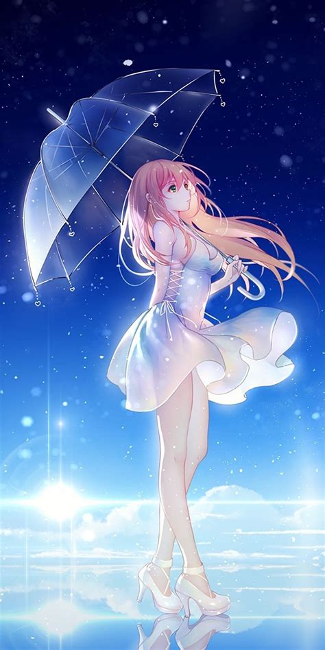 Beautiful Anime Girl Wallpaper Hd Background Anidraw
