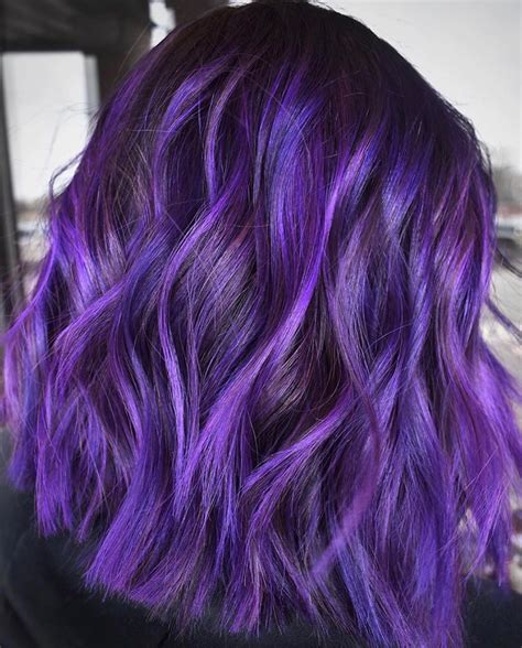 √ Vivid Purple Hair
