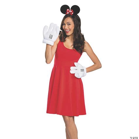 Adults Minnie Mouse Ears Gloves Kit Oriental Trading