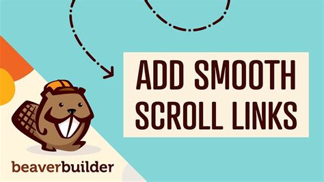 How To Add Smooth Scrolling Anchor Links Beaver Builder Tutorial Youtube