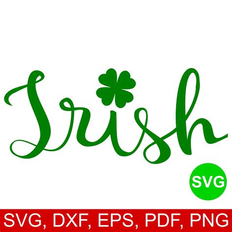 Irish Svg File And Printable Clipart For St Patricks Day