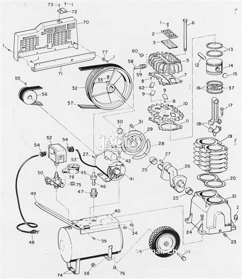 Tool Shop Air Compressor Parts Diagram