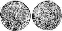 2/3 Thaler 1674 Principality of Anhalt-Zerbst (1544 - 1796) Silver Karl ...