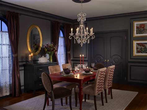 Gray can set the backdrop for drama in a room with brown furniture. 25+ Grey Dining Room Designs, Decorating Ideas | Design ...