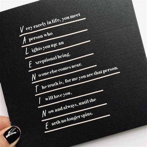 Romantic Valentine Poem Card By Bespoke Verse