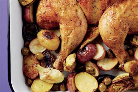 Olivers Chicken With Potatoes Artichokes And Olives The Kitchn