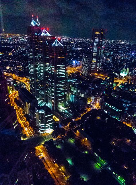 Tokyo Skyline at Night - Travel Past 50