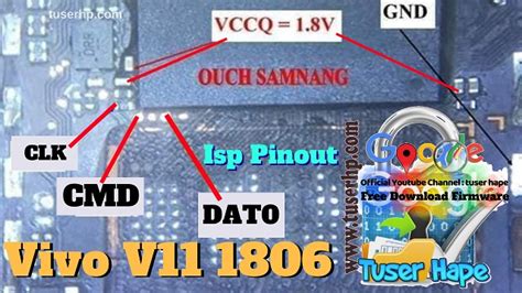 Vivo V11 1806 Isp Pinout Test Point Edl Mode 9008