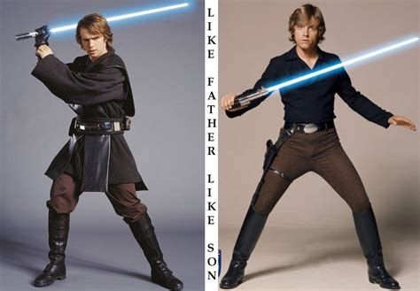 Luke Skywalker And Anakin Skywalker