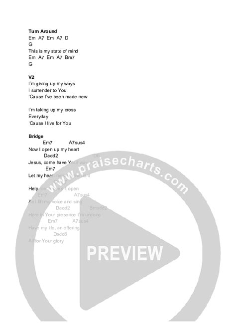 State Of Mind Chords PDF Equippers Revolution PraiseCharts