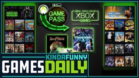 Xbox Game Pass To Include All New First Party Games Day 1 Kinda Funny