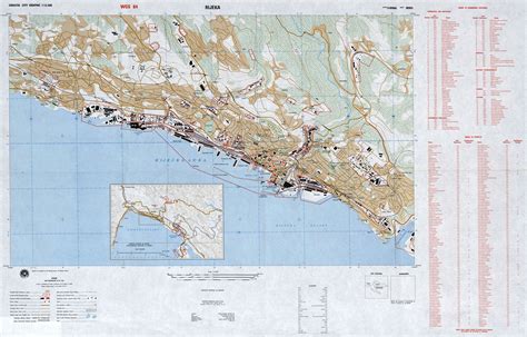 Stadtplan Von Rijeka Detaillierte Gedruckte Karten Von Rijeka