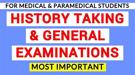 01 History Taking And General Examinations Clinical Lab Physiology