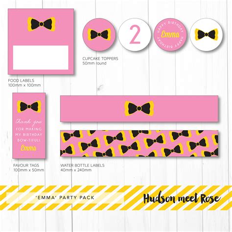Printable The Emma Wiggles Birthday Party Pack Etsy