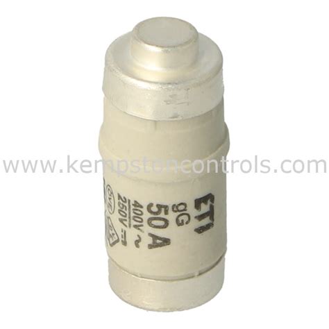 Eti D0250agl D02 E18 50a Gl Bottle Fuse 400v Kempston Controls