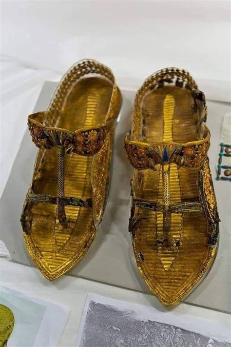 Tutankhamun Sandals Egyptian Sandals Ancient Egyptian Clothing Ancient Egypt