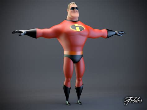 Mr Incredible Character 3ds