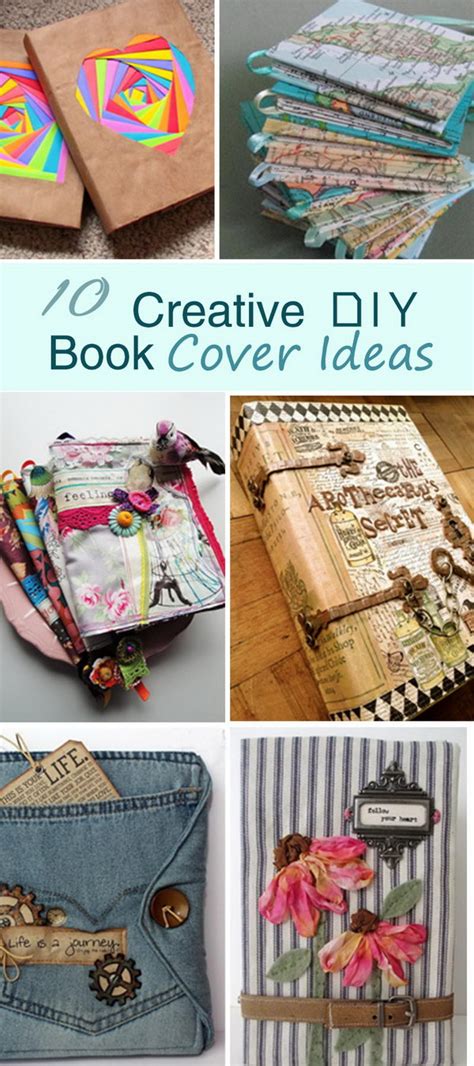 Diy #craftideas #1minutecrafts #diyideas #decorativebookcovers say goodbye to boring book covers and switch to these. 10 Creative DIY Book Cover Ideas - Hative