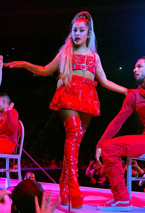 Ariana Grande Kicks Off ‘sweetener’ World Tour In Bold Thigh Highs Footwear News