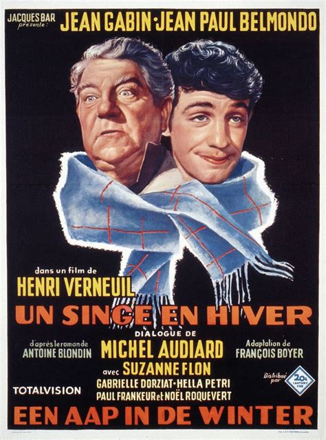 Un Singe En Hiver 1962 Film Culte Francais Cinémathèque Française