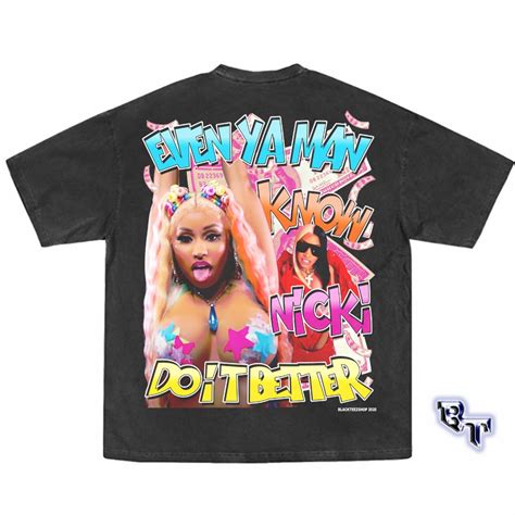 Nicki Minaj Rap Tee Vintage Style Graphic T Shirt Etsy