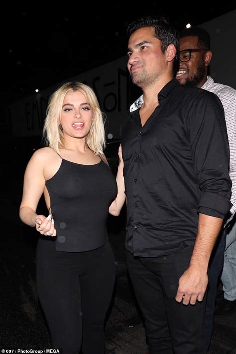 Bebe Rexha Holds Hands With A Mystery Companion During Dinner Date In
