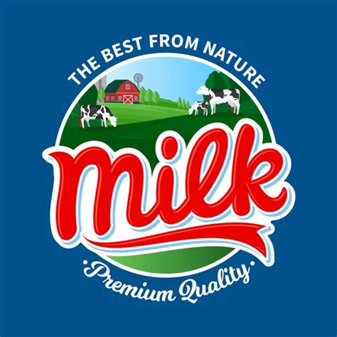 Vector Milk Logo Stock Vector Image By ©counterfeit 168257766