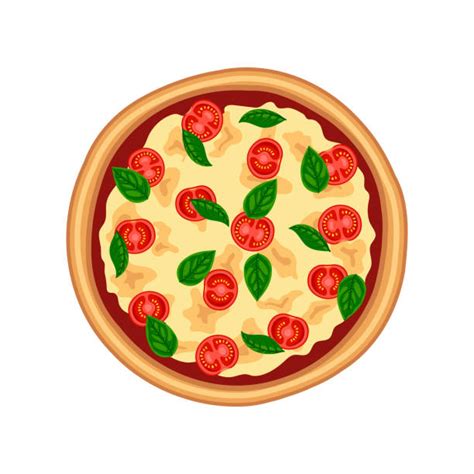 Pizza Overhead White Illustrations Royalty Free Vector Graphics And Clip