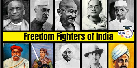 Freedom Fighters Of India List Their Contribution