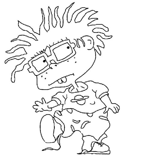 Desenhos De Chuckie Finster Rugrats Para Colorir E Imprimir