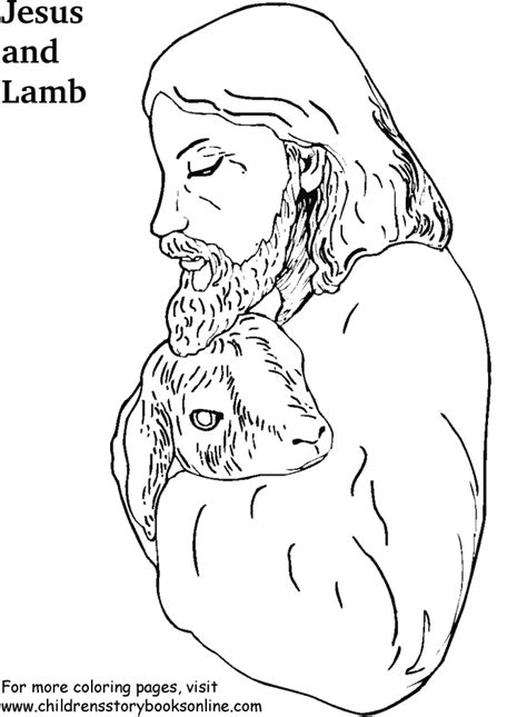 Clip Art Jesus Holding A Lamb