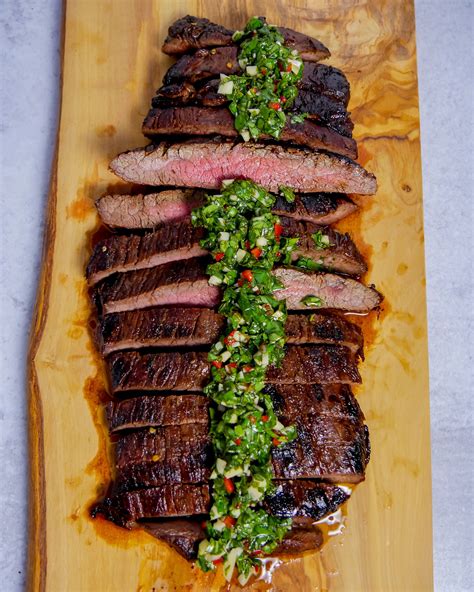 Marinated Flank Steak With Chimichurri By Girlwiththeironcast Quick