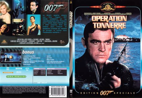 Jaquette Dvd De James Bond 007 Opération Tonnerre Slim Cinéma Passion