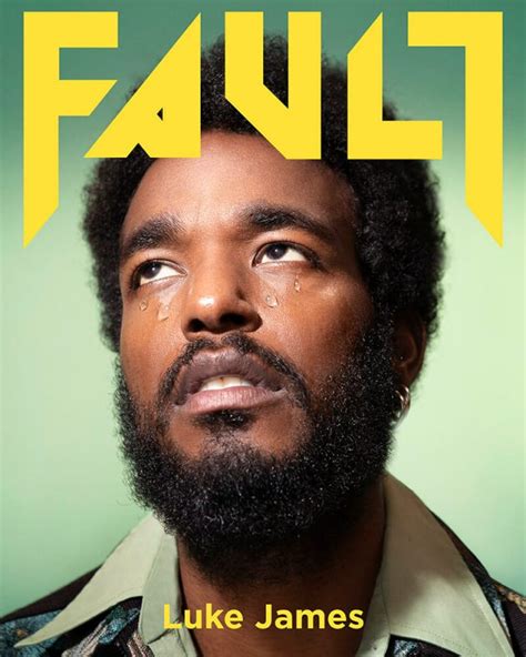 luke james digital covershoot and interview for fault magazine fault magazine